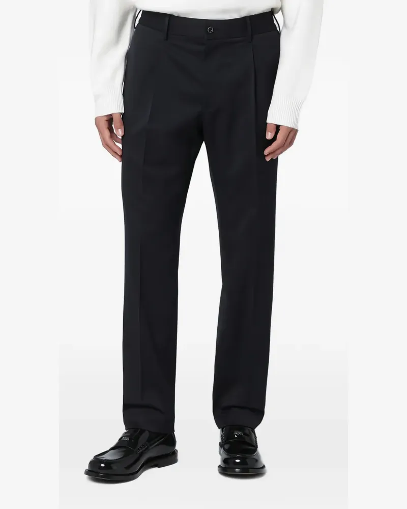 Biagio Santaniello tailored trousers - Schwarz Schwarz