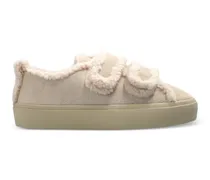 Shearlin Low Sneakers mit Klettverschluss - Nude