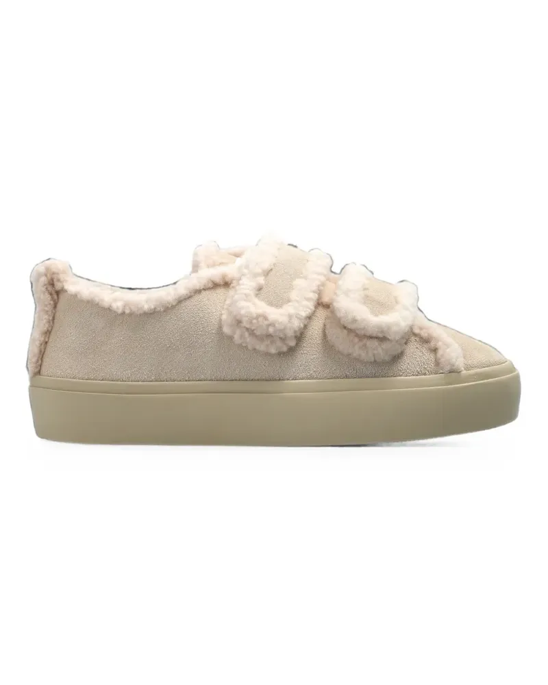 INUIKII Shearlin Low touch-strap sneakers - Nude Nude