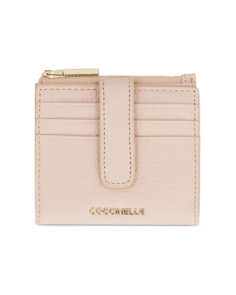 Coccinelle Portemonnaie mit Logo - Nude Nude