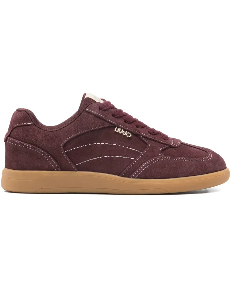 Liu Jo suede panelled sneakers - Rot Rot