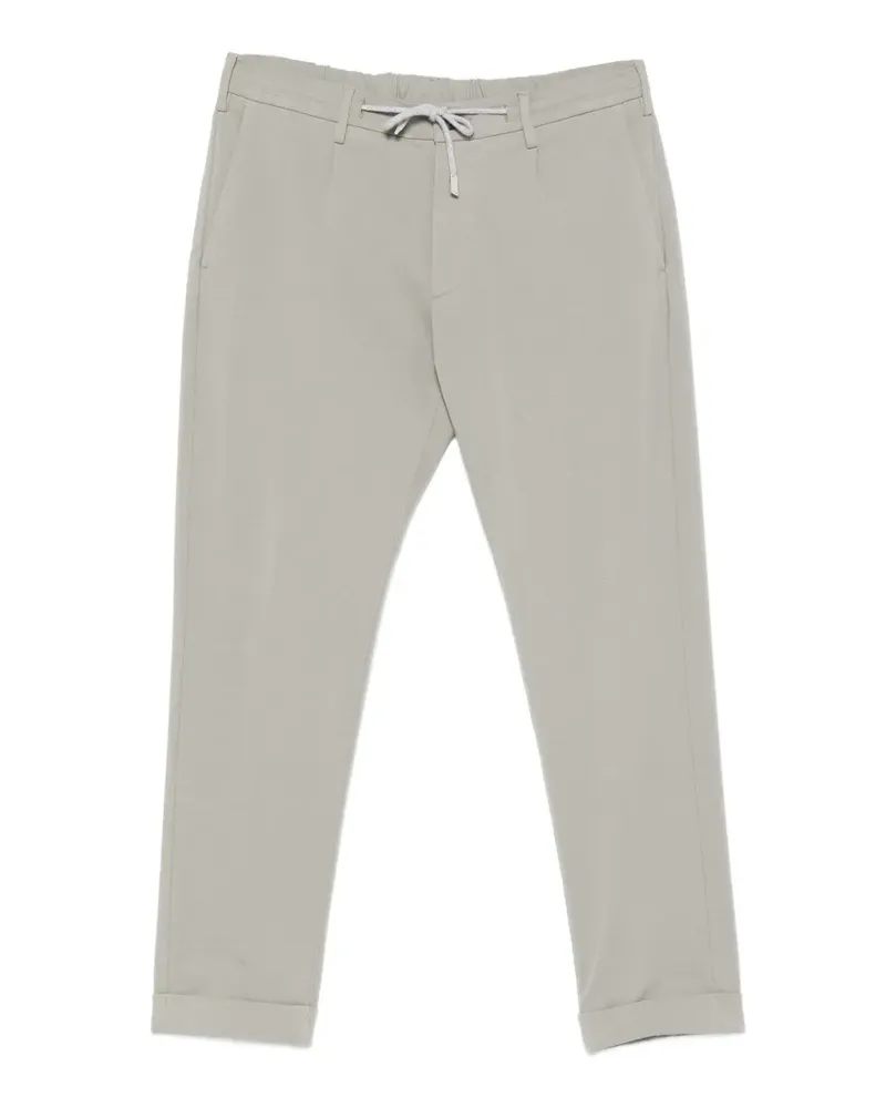Eleventy Bundfaltenhose mit Kordelzug - Grün Grün