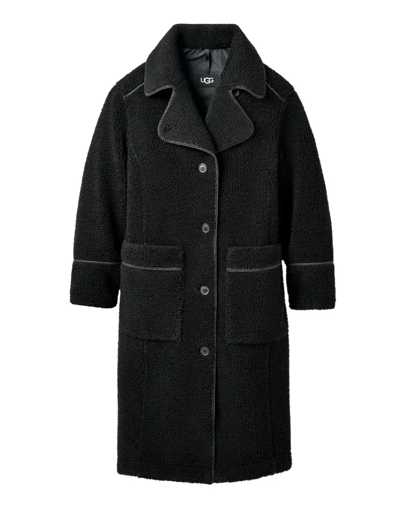 UGG Sema fluff Mantel - Schwarz Schwarz