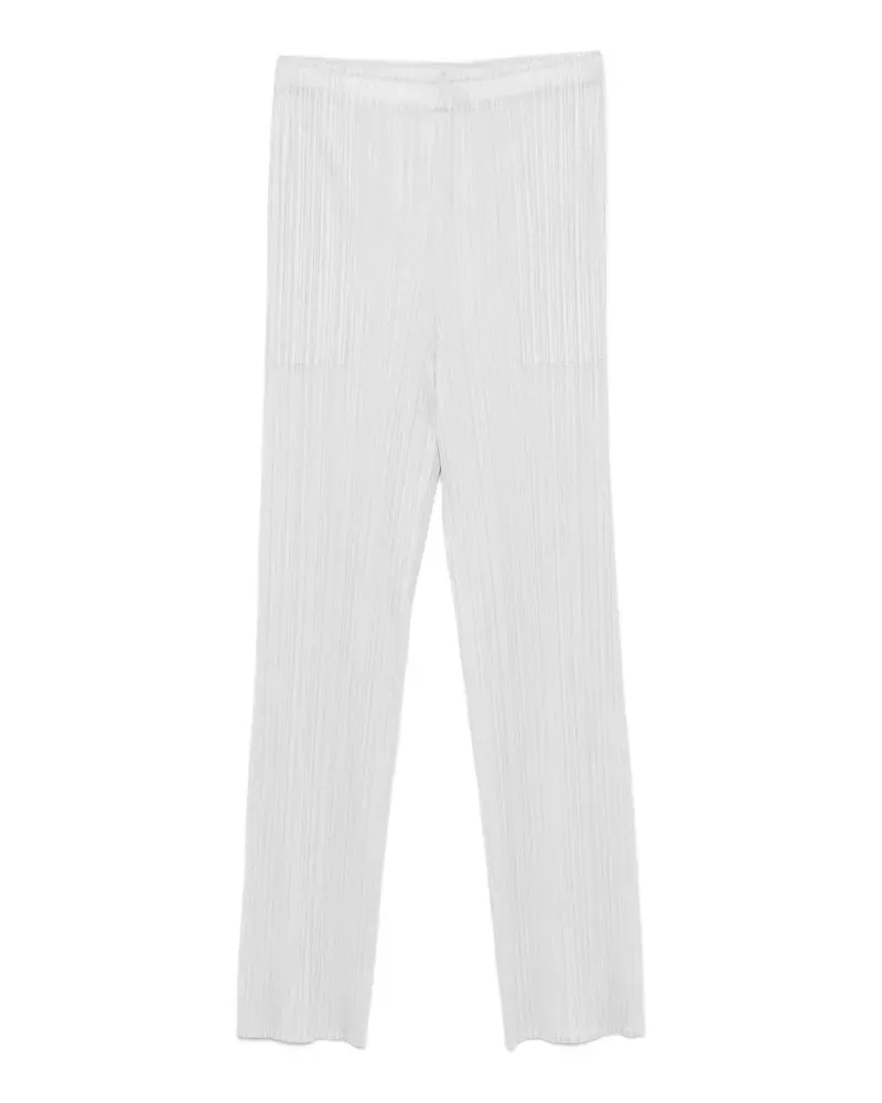 Issey Miyake Hose mit Bundfalten - Grau Grau