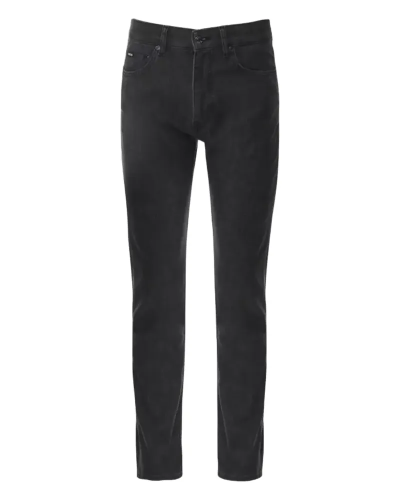 HUGO BOSS logo-patch jeans - Grau Grau