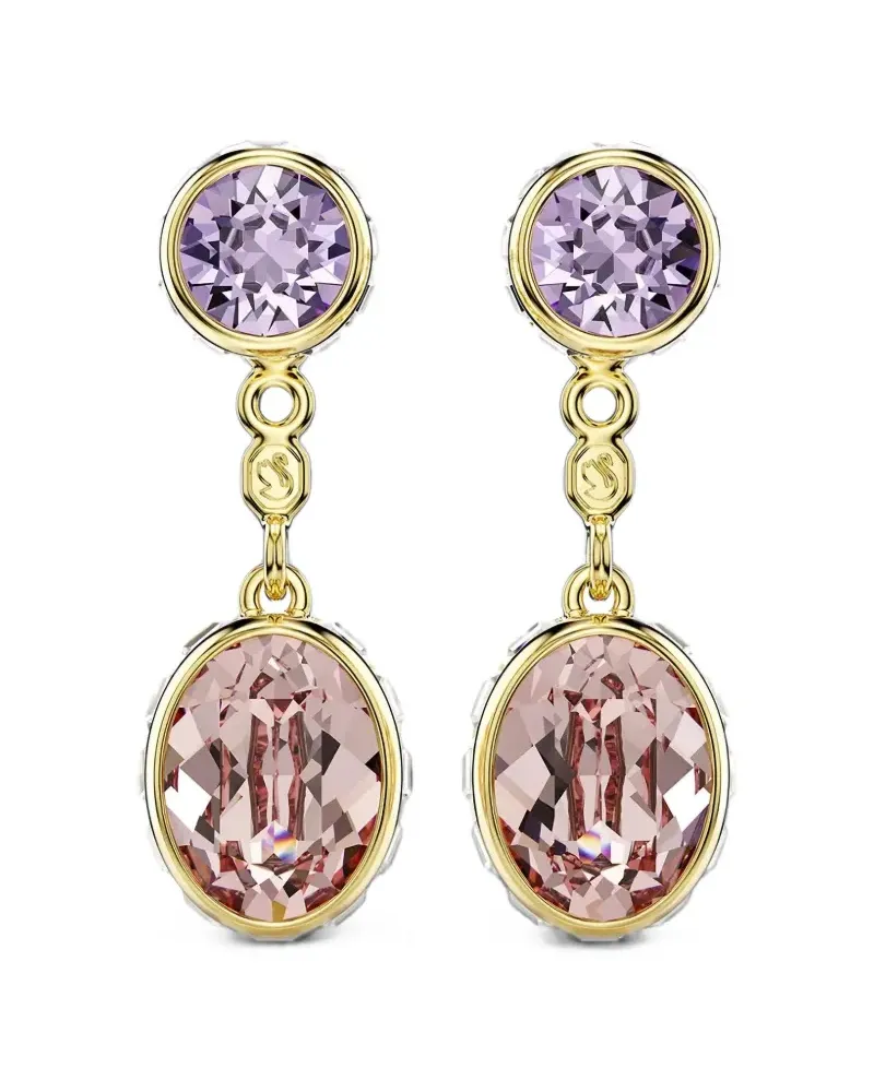 Swarovski Chroma drop earrings - Gold Gold