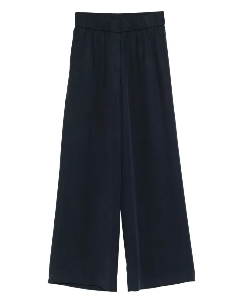 Peserico Hose mit weitem Bein - Blau Blau