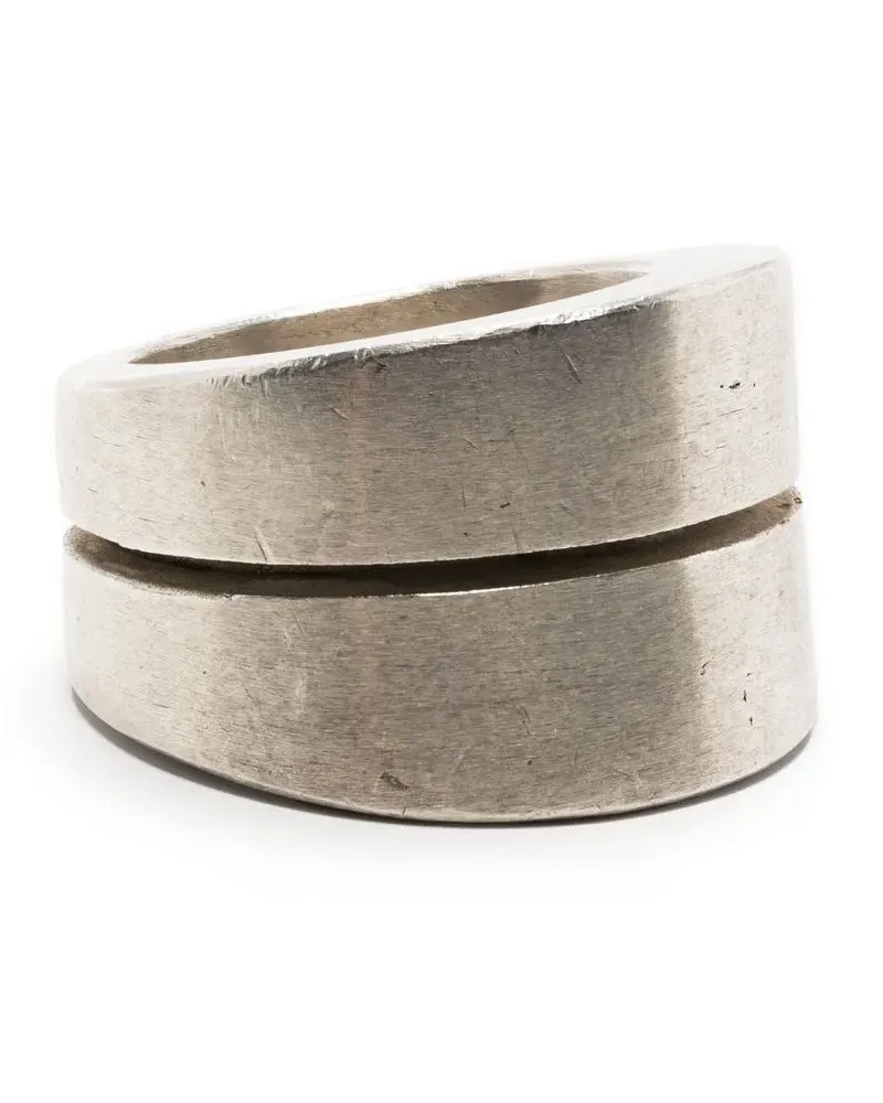 Parts Of Four Crevice Silberring Silber
