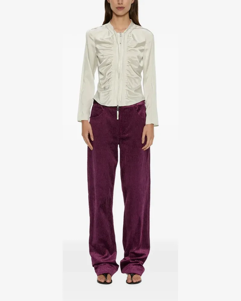 Christopher Esber Ava Cordjeans aus Satin - Violett Violett