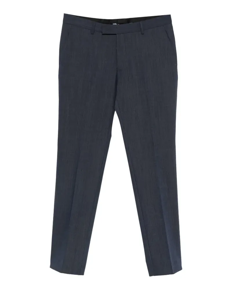 Karl Lagerfeld tailored slim-fit trousers - Blau Blau
