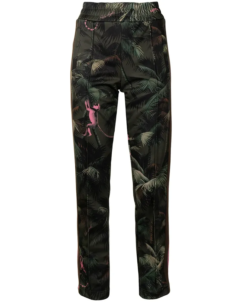 Palm Angels Jogginghose mit Print - Grün Grün