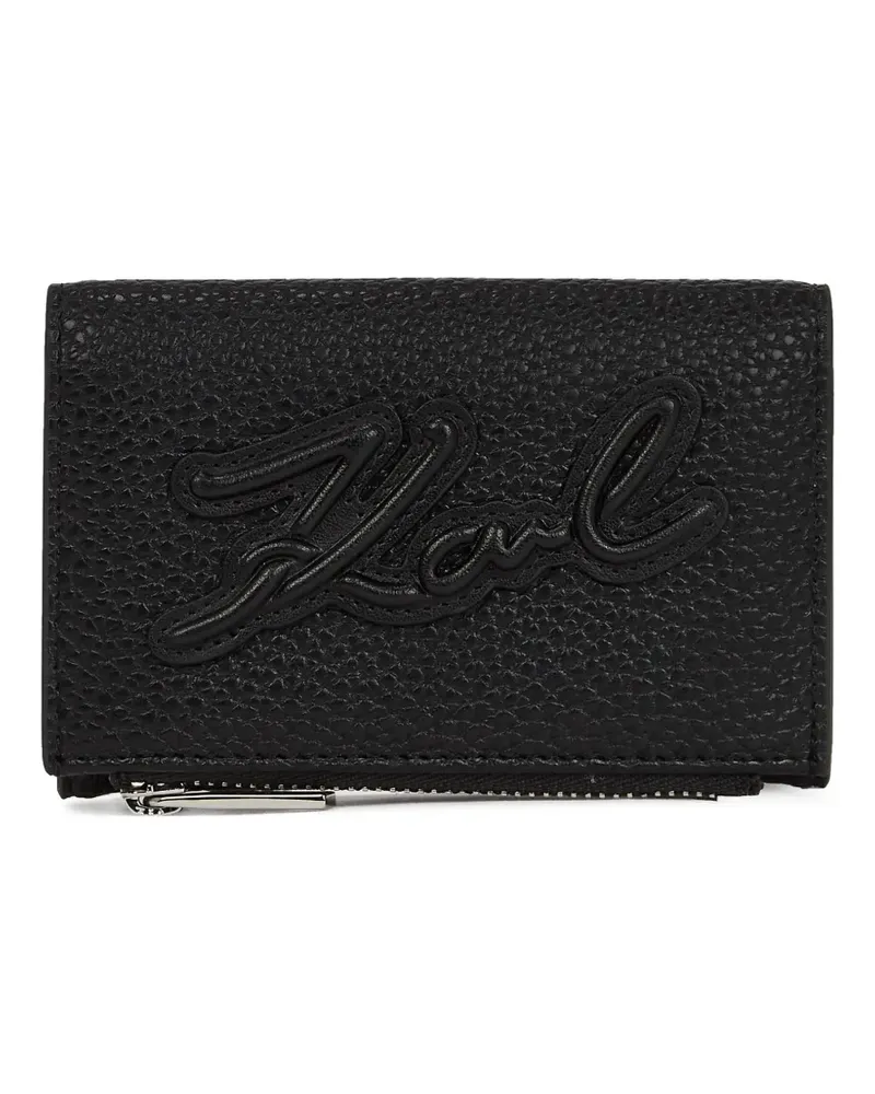 Karl Lagerfeld K/Skuare Portemonnaie - Schwarz Schwarz