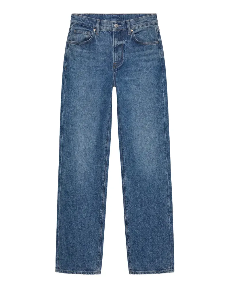 Reformation Straight-Leg-Jeans im 90s-Style - Blau Blau
