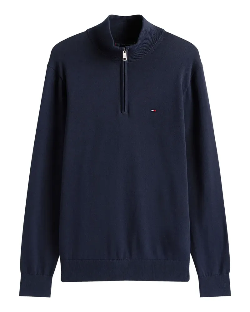 Tommy Hilfiger Pullover mit Stehkragen - Blau Blau