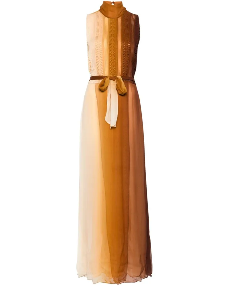 forte_forte Maxikleid mit Ombré-Design - Nude Nude