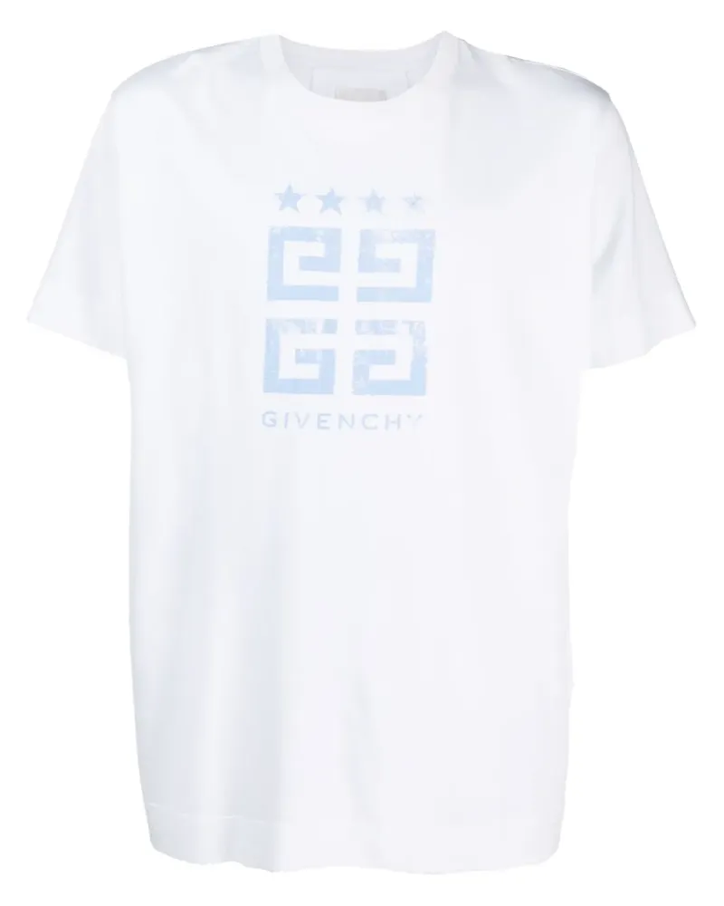 Givenchy T-Shirt mit Logo-Print - Weiß Weiß