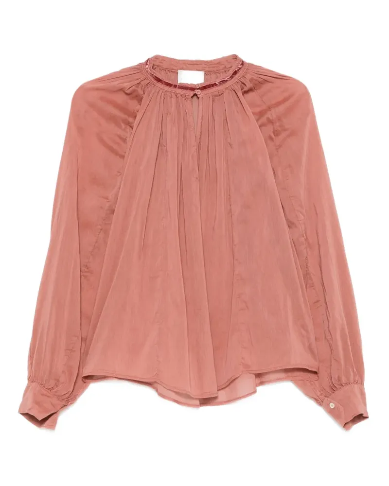 forte_forte Top mit Falten - Rosa Rosa