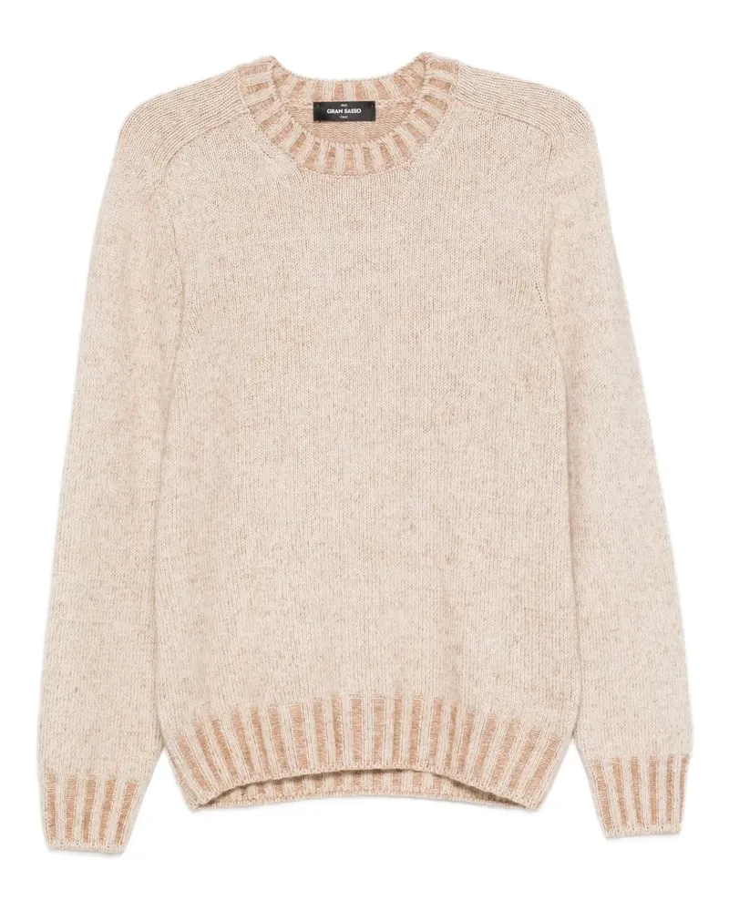 Gran Sasso Pullover mit geripptem Saum - Nude Nude