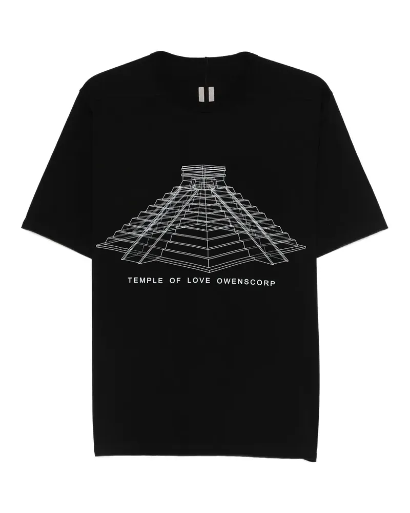 Rick Owens T-Shirt mit grafischem Print - Schwarz Schwarz