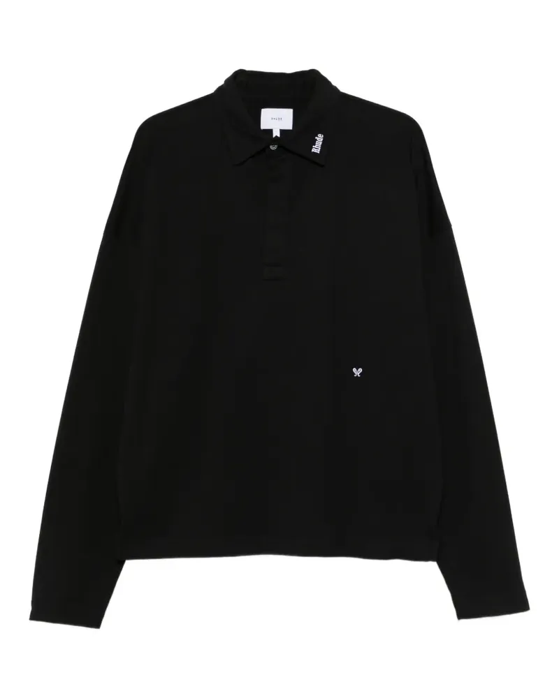 RHUDE Poloshirt mit Logo-Stickerei - Blau Blau