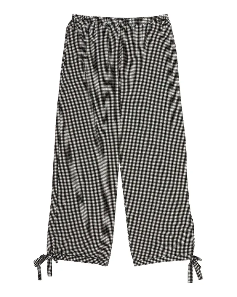 BIMBA Y LOLA Hose mit Vichy-Karomuster - Schwarz Schwarz