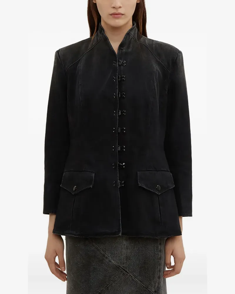 Theyskens' Theory Blazer aus Jeans - Schwarz Schwarz