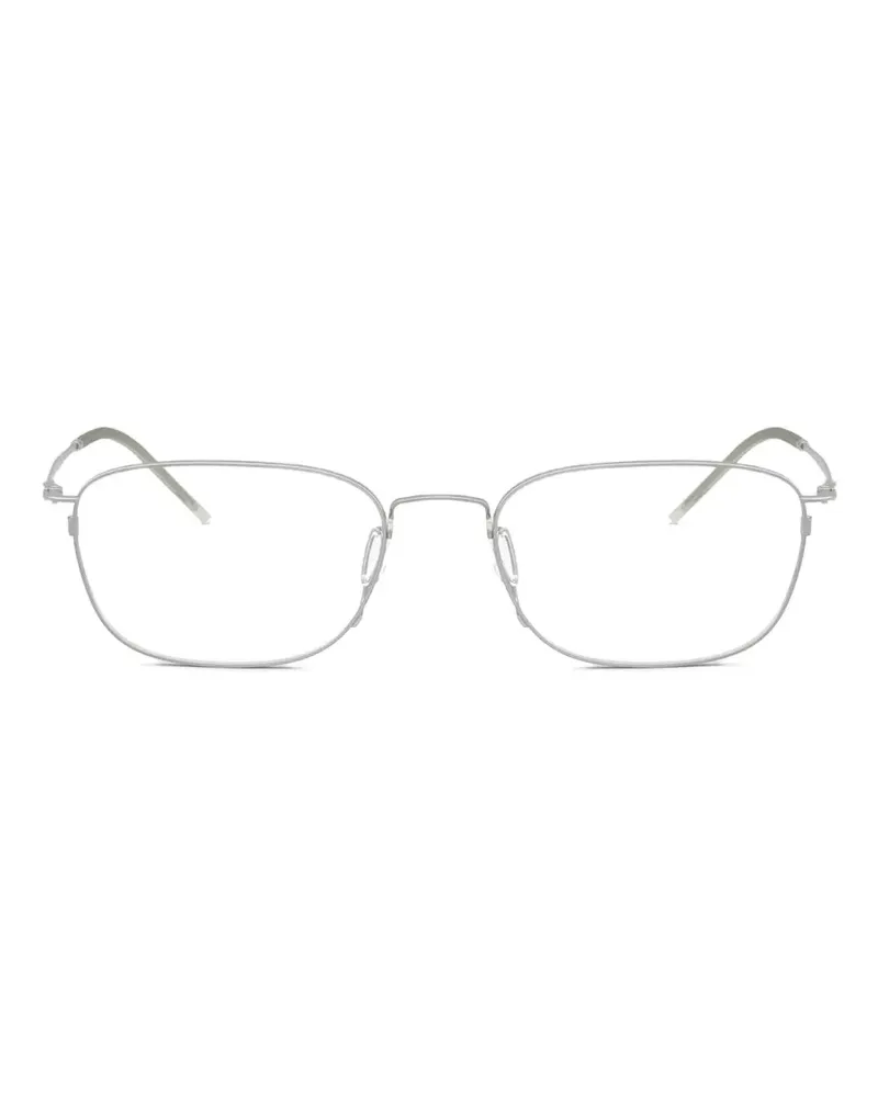 Giorgio Armani Brille mit eckigem Gestell - Silber Silber