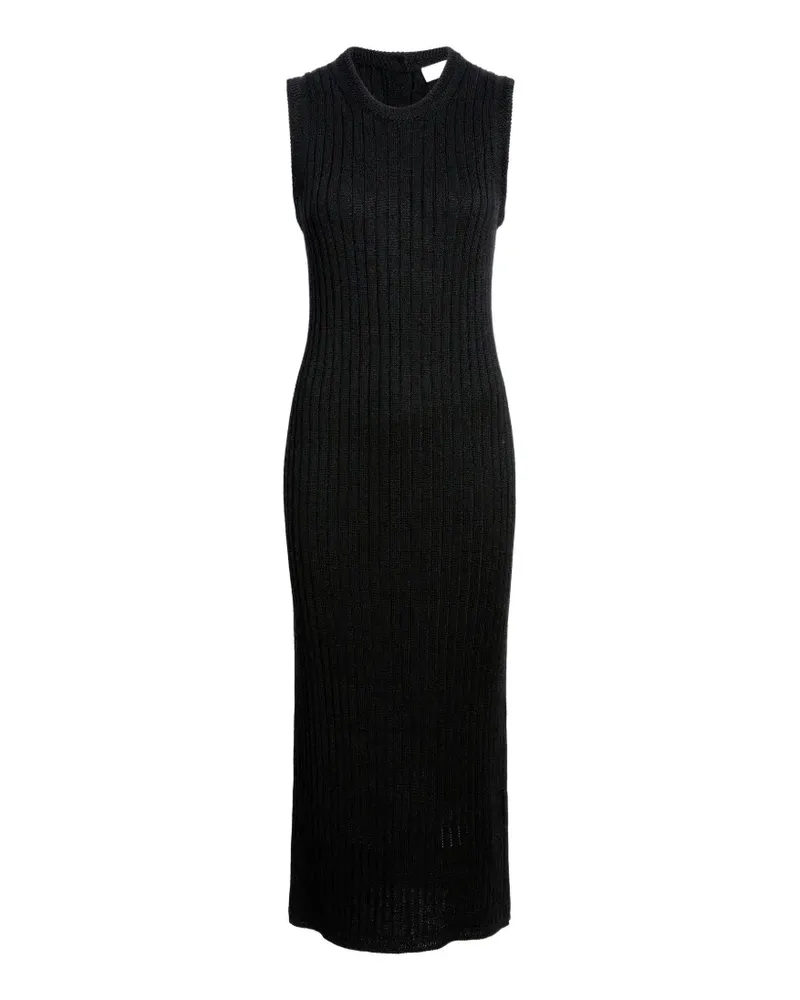 Proenza Schouler Leighton Midikleid - Schwarz Schwarz