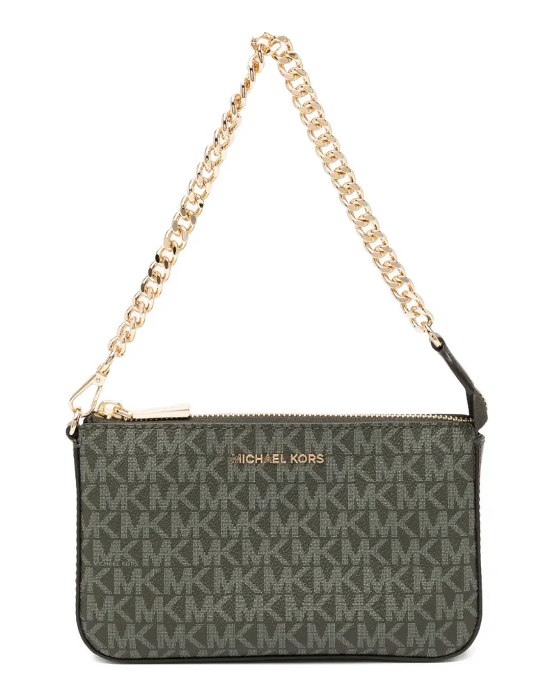 Michael Kors Mini-Tasche mit Monogramm-Print - Grün Grün
