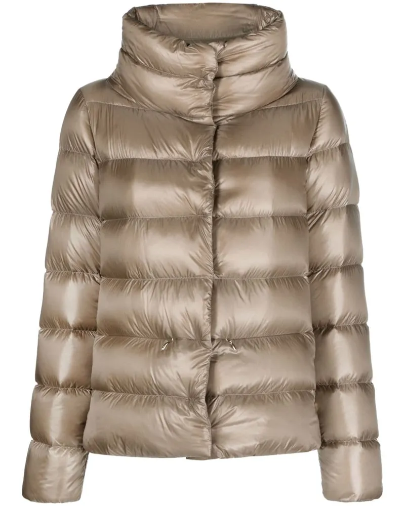 Herno Daunenjacke mit Stehkragen - Braun Braun