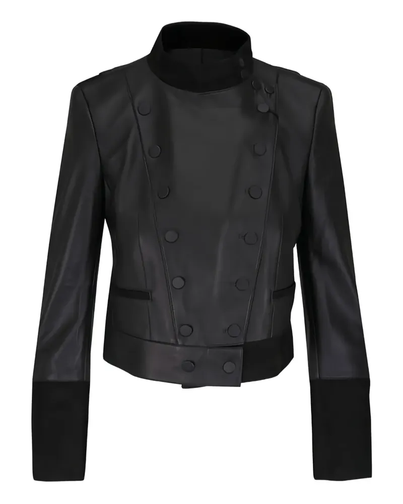 Akris Dean Jacke mit Knöpfen - Schwarz Schwarz