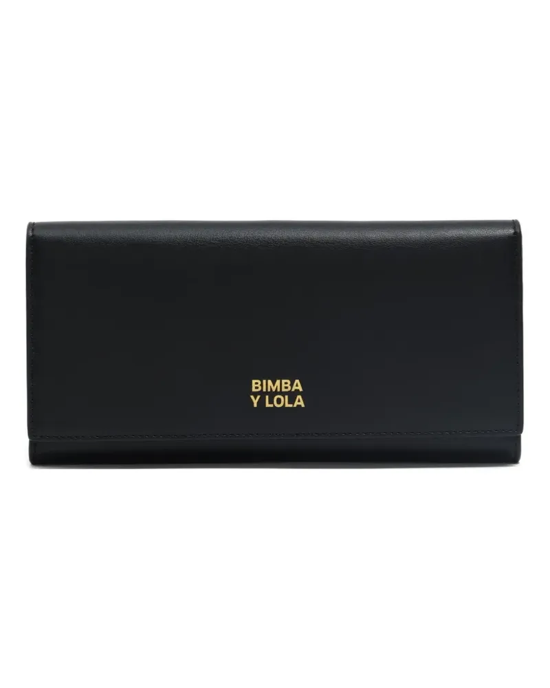 BIMBA Y LOLA Portemonnaie mit Reißverschluss - Schwarz Schwarz