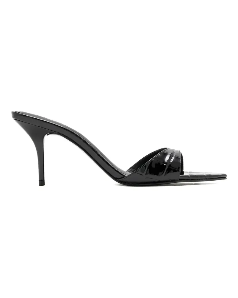 Schutz Elodie croc-effect heeled sandals - Schwarz Schwarz
