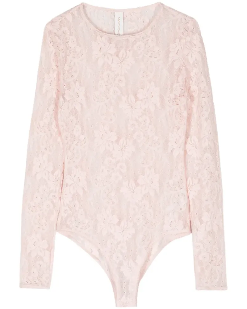 Zimmermann Body aus floraler Spitze - Rosa Rosa