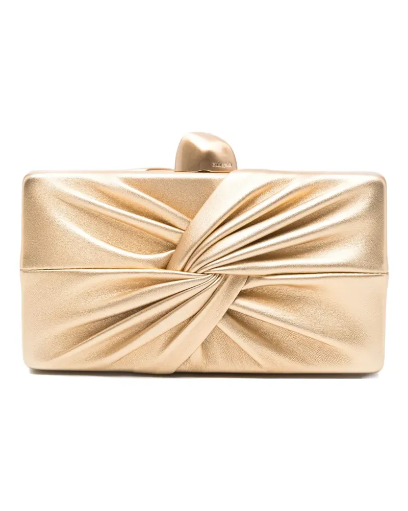 Cult Gaia Lisse Mini-Clutch mit Knotendetail - Gold Gold