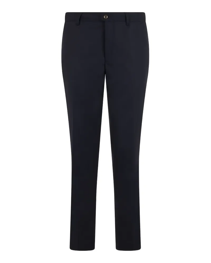 Slowear Klassische Hose mit Logo-Patch - Blau Blau