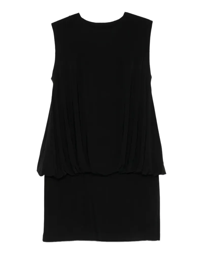 Norma Kamali sleeveless mini dress - Schwarz Schwarz