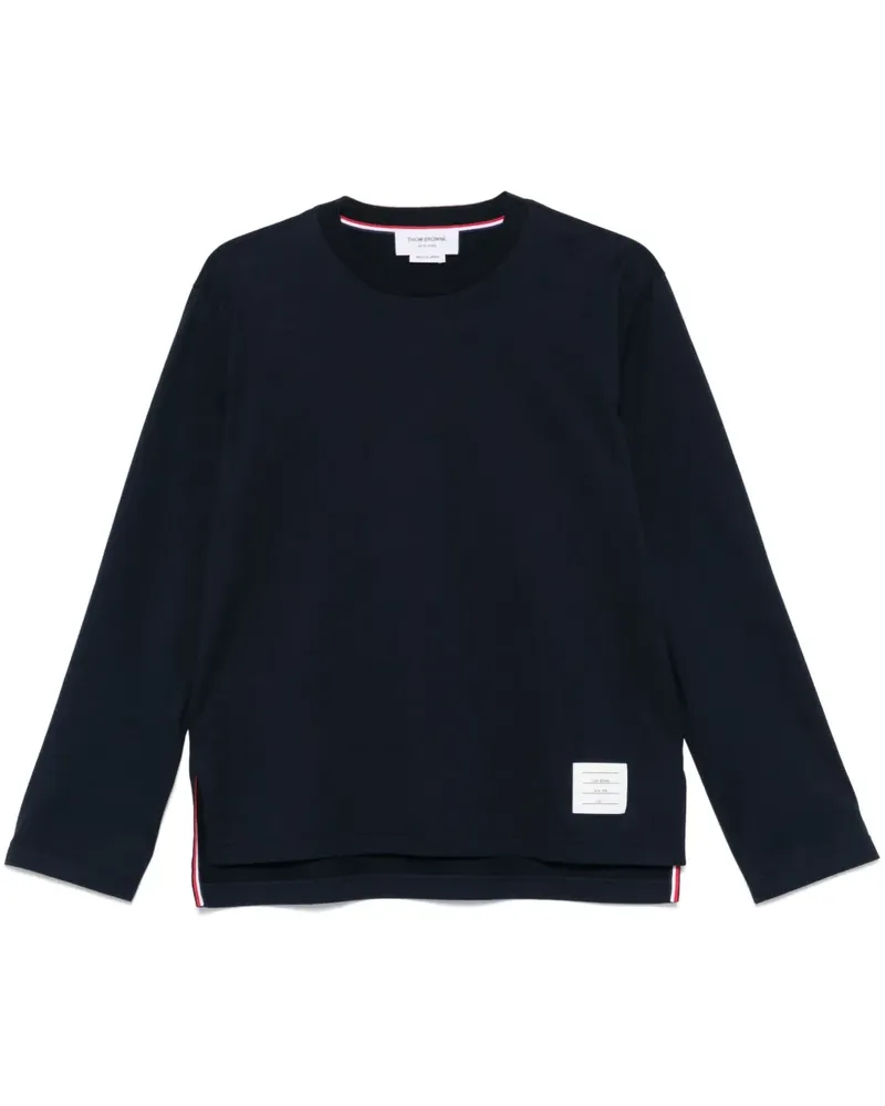Thom Browne Klassisches T-Shirt - Blau Blau