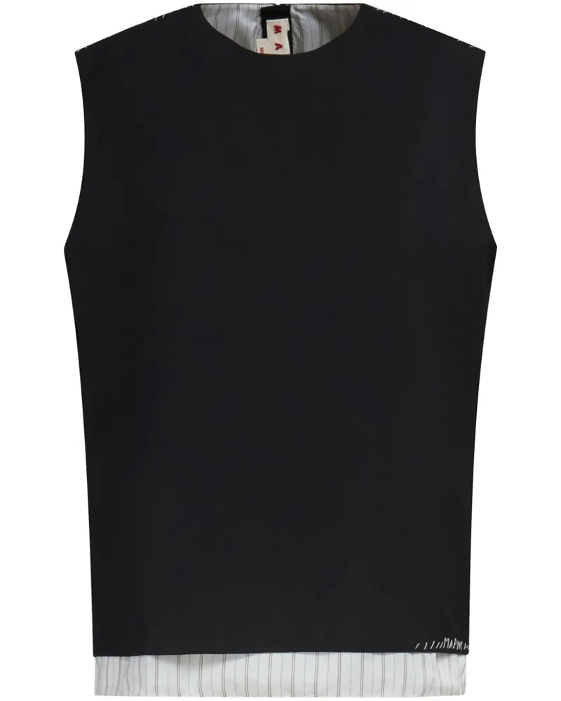 Marni Gestrickte Bluse - Schwarz Schwarz