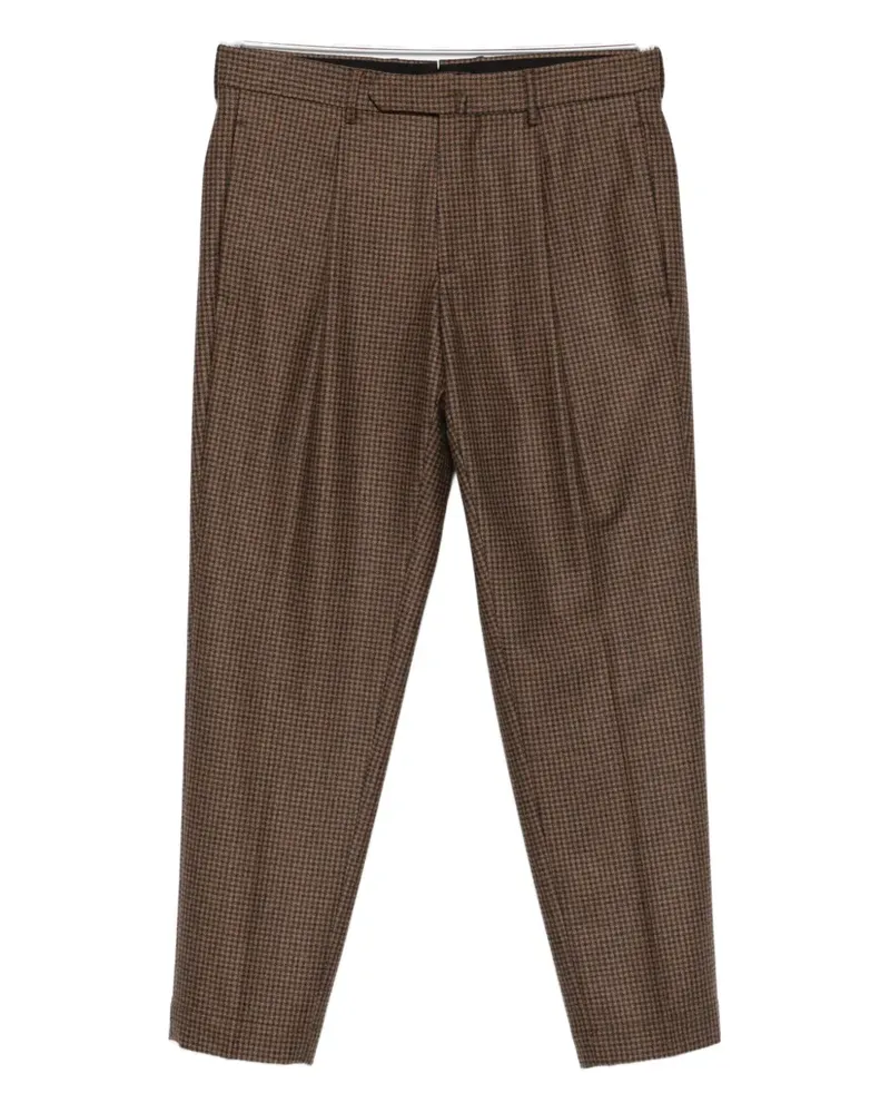 Dell'oglio checked trousers - Braun Braun