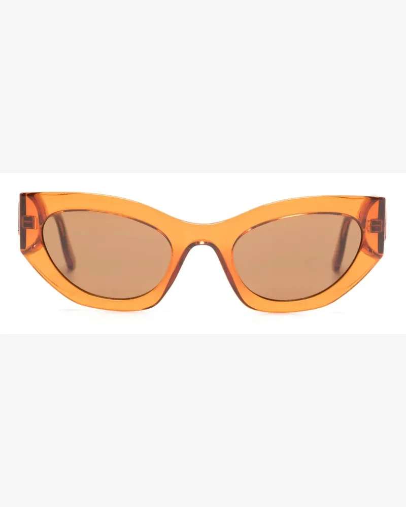 Karl Lagerfeld Sonnenbrille mit Cat-Eye-Gestell - Orange Orange