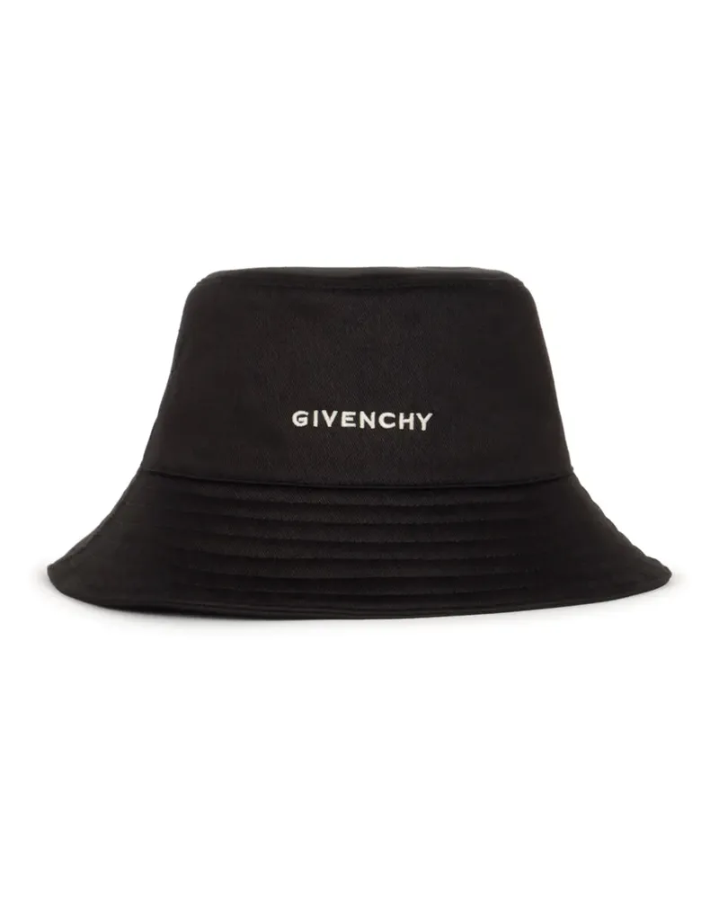 Givenchy Fischerhut mit Logo-Stickerei - Schwarz Schwarz