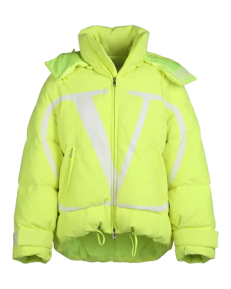 Valentino Garavani Kapuzenjacke mit Logo-Print - Gelb Gelb