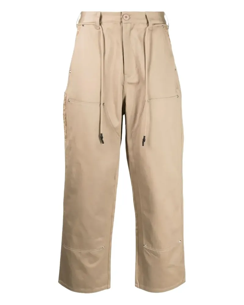 CLOT Hose mit Leoparden-Print - Nude Nude