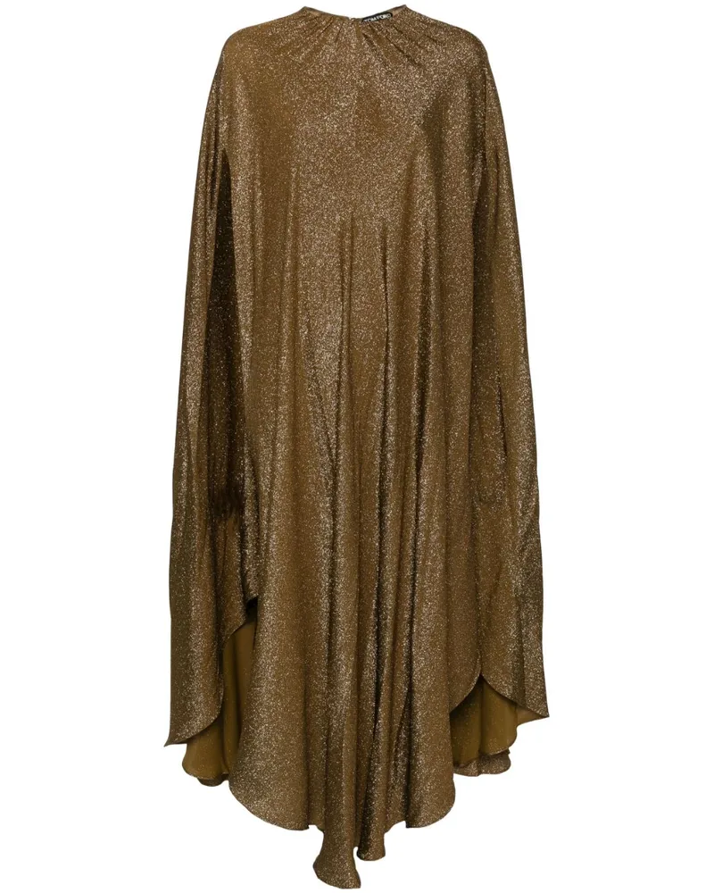 Tom Ford Lurex-Kaftan in Midilänge Gold