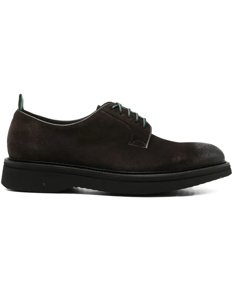 Green George suede derby shoes - Braun Braun
