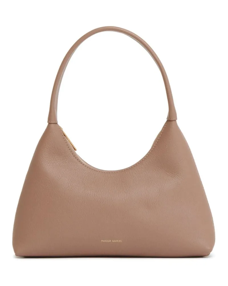 Mansur Gavriel Candy Mini-Schultertasche Braun