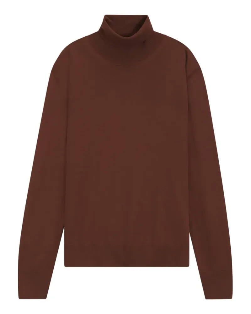 HUGO BOSS H-Musso Rollkragenpullover aus Wolle - Braun Braun