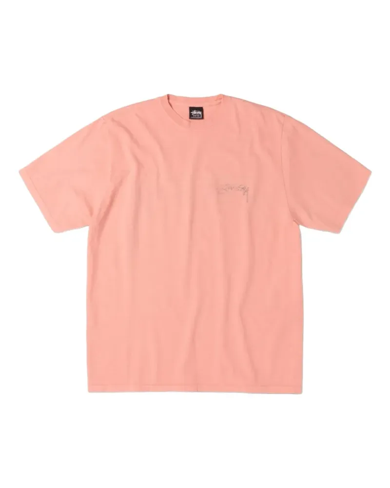 Stüssy Smooth Reverse T-Shirt - Rosa Rosa