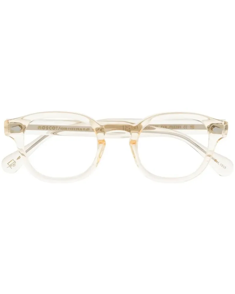 MOSCOT Lemtosh Brille im Panto-Design - Braun Braun